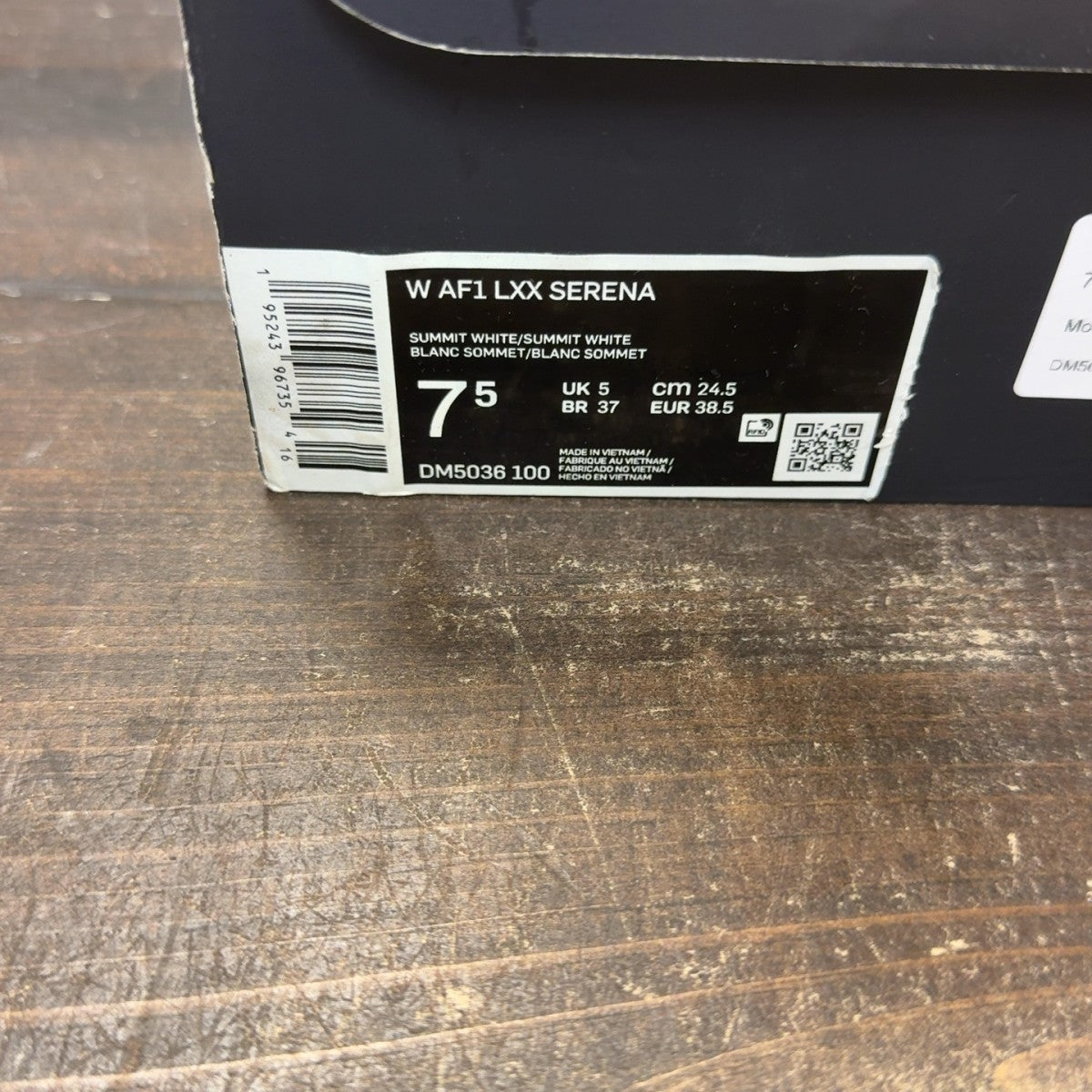 Nike Air Force 1 Low LXX Zip Serena Williams Summit White (Women's) Size 7.5W (Pre-Owned) - aux