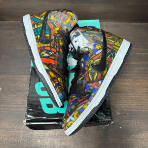 Nike SB Dunk High Concepts Stained Glass Size 12 (Pre-Owned) - back