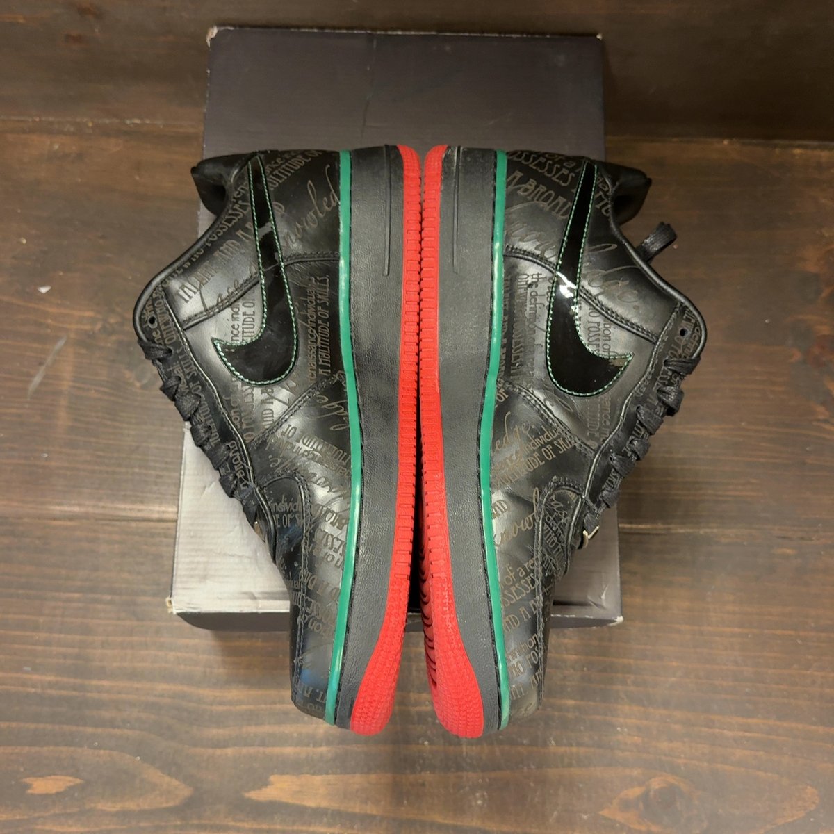 Nike Air Force 1 Low BHM (2010) Size 9.5 (Pre-Owned) - aux