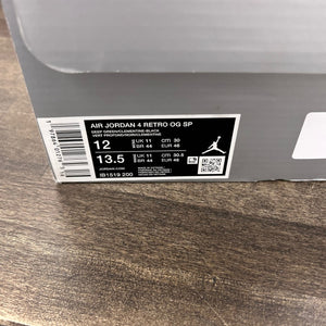 Jordan 4 Retro OG SP Undefeated (2025) Size 12 (Pre-Owned) - Image 6
