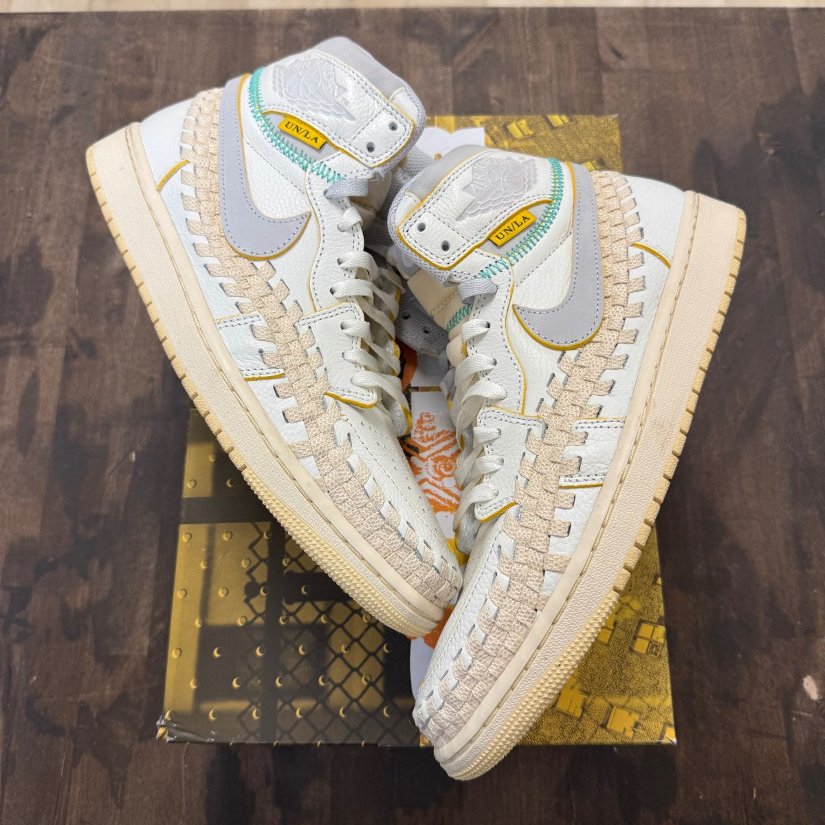 Jordan 1 Retro High OG SP Union LA Bephies Beauty Supply Summer of ‘96 Size 9.5 (Pre-Owned) - Image 1