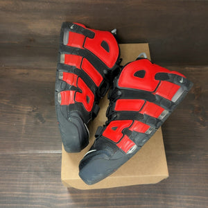 Nike Air More Uptempo 96 Alternates Split Black Varsity Red Size 12 (Pre-Owned) - Image 2