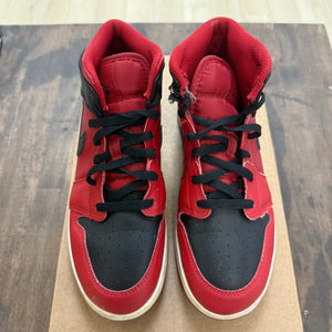 Jordan 1 Mid Reverse Bred (2021) (GS) Size 7Y (Pre-Owned) - Image 2