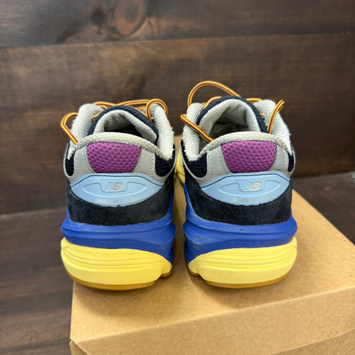 New Balance 990v6 MiUSA Action Bronson Lapis Lazuli Size 6.5 (Pre-Owned) - Image 3