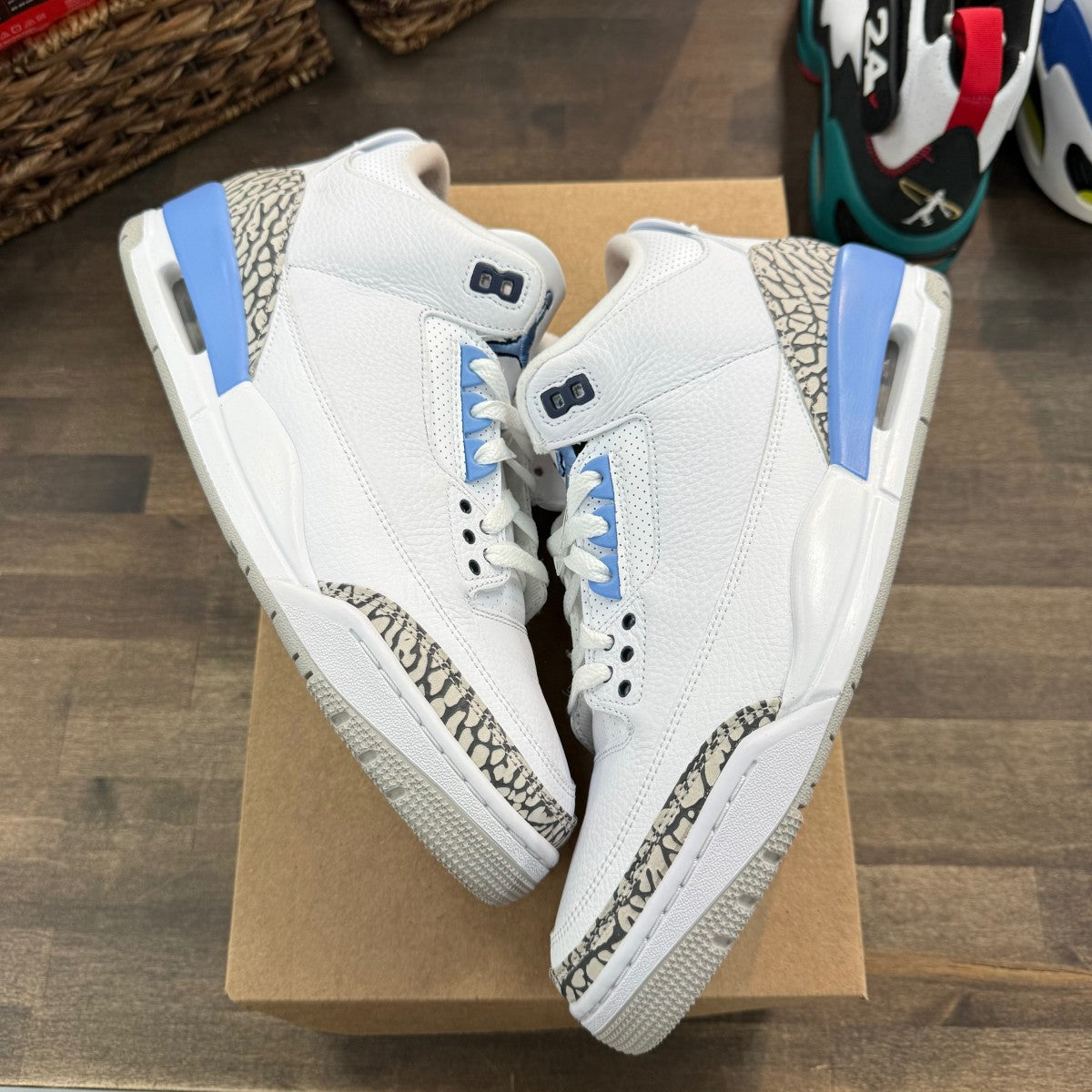 Jordan 3 Retro UNC (2020) Size 10 (Pre-Owned) - Image 1
