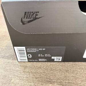 Nike Air Force 1 Mid Supreme Black - Image 6