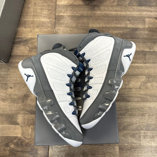 Jordan 9 Retro Flint Grey French Blue (2026) - Image 1