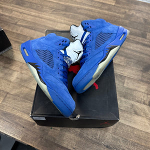 Jordan 5 Retro Blue Suede - Image 1