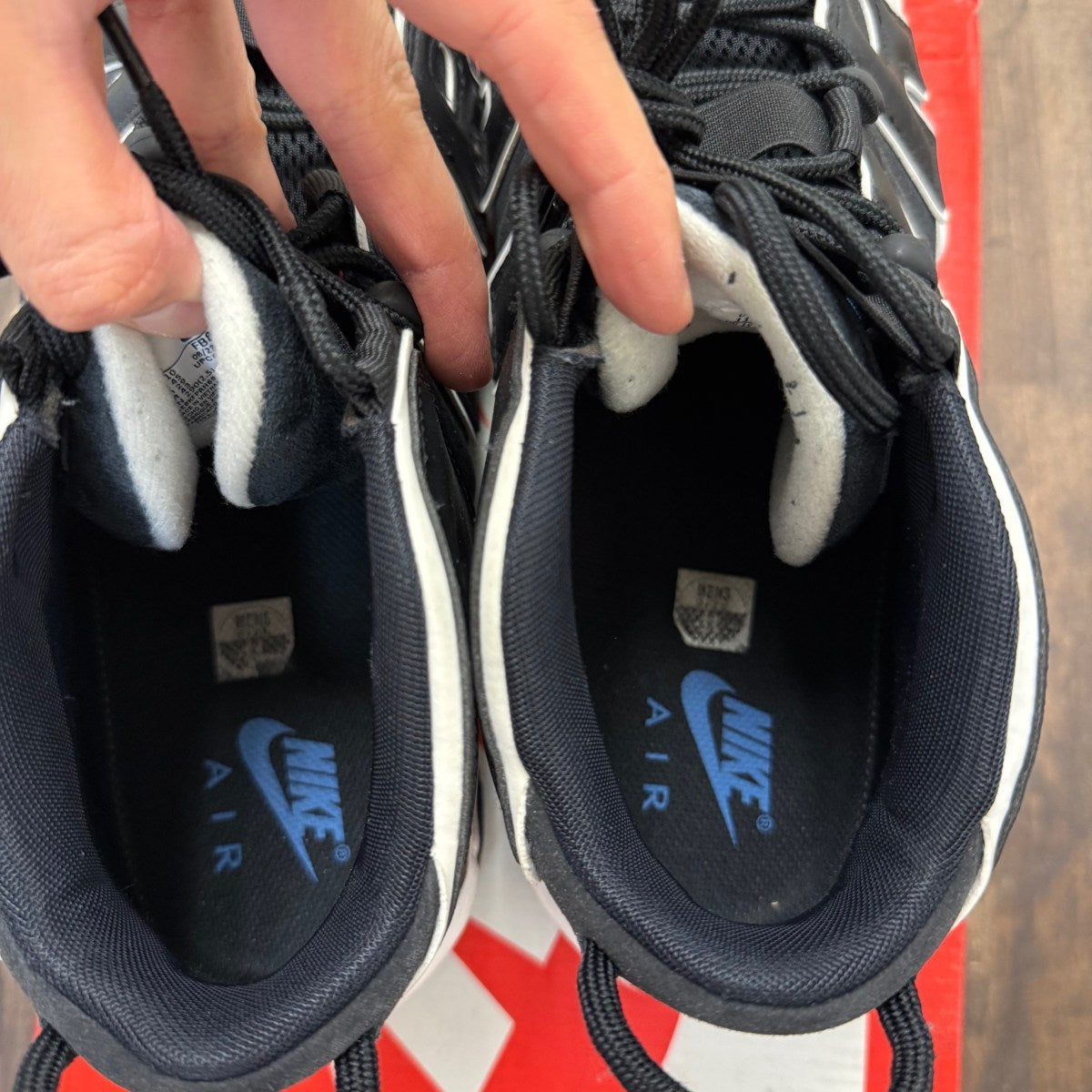 Nike Air More Uptempo 96 Black Star Blue - Image 4