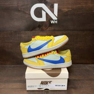 Jordan 1 Retro Low OG SP Travis Scott Canary (Women's) - Image 1