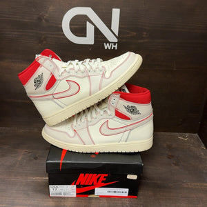 Jordan 1 Retro High Phantom Gym Red Size 12 (Pre-Owned) - front