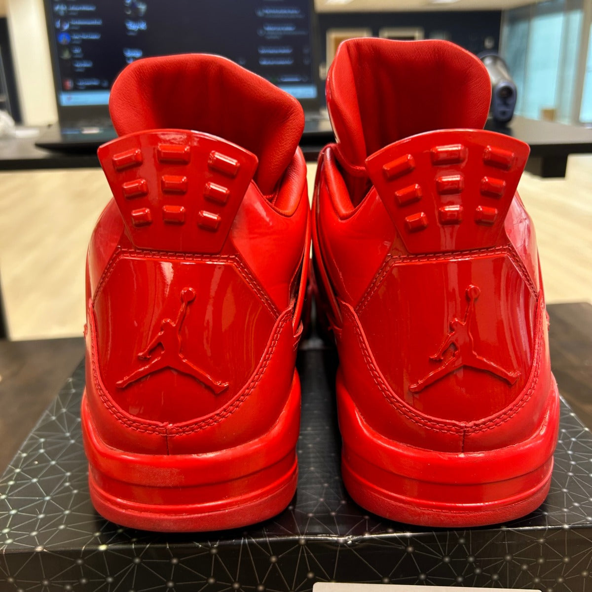 Jordan 4 Retro 11Lab4 Red - Image 4