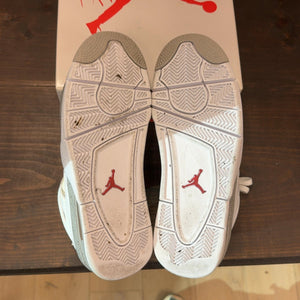 Jordan 4 Retro White Oreo (2021) Size 9 (Pre-Owned) - aux