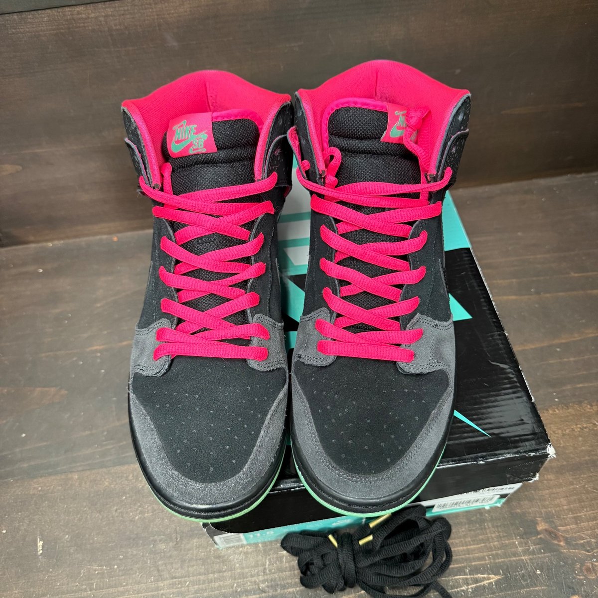 Nike SB Dunk High Premier Northern Lights Size 11.5 (Pre-Owned) - back