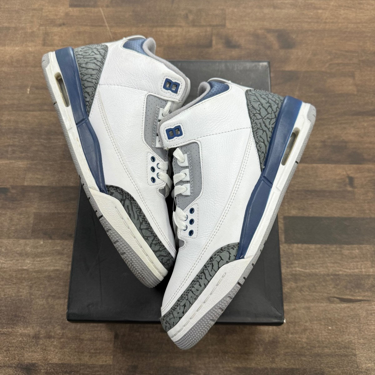 Jordan 3 Retro Midnight Navy (GS) - Image 1