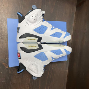 Jordan 6 Retro UNC White Size 7.5 (Pre-Owned) - box