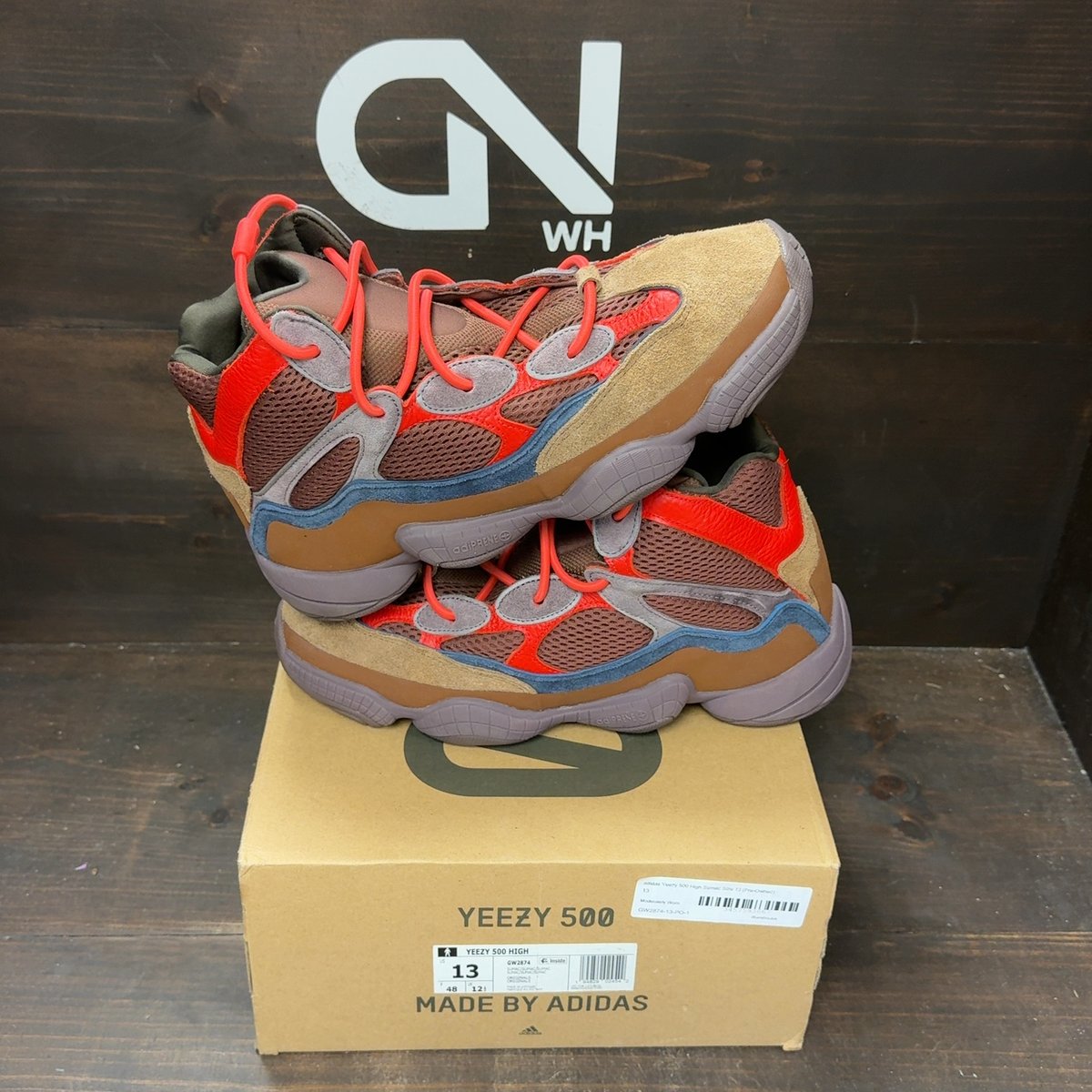 adidas Yeezy 500 High Sumac Size 13 (Pre-Owned) - front