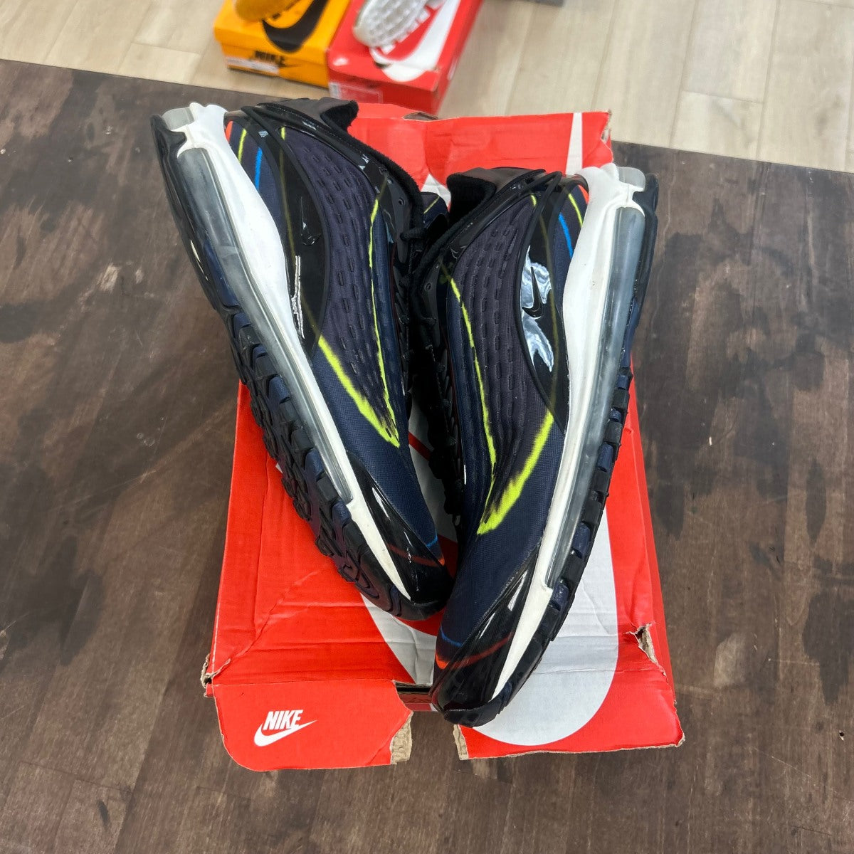 Nike Air Max Deluxe Black Midnight Navy Size 14 (Pre-Owned) - Image 1