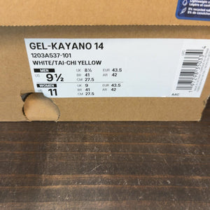 ASICS GEL-Kayano 14 Tai Chi Yellow Size 9.5 (Pre-Owned) - aux