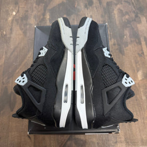 Jordan 4 Retro Black Canvas (GS) - Image 5