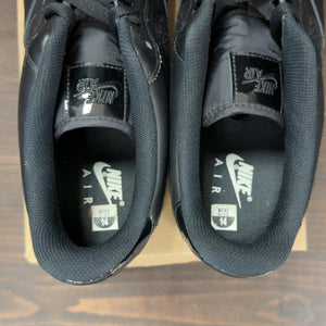 Nike Air Force 1 Black Metallic Gold Removable Swoosh Pack Size 14 (Pre-Owned) - Image 6