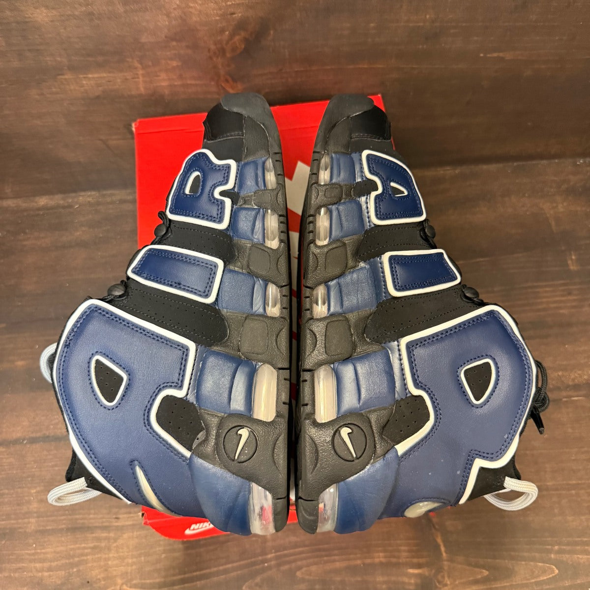 Nike Air More Uptempo 96 Alternates Split Black Varsity Red - Image 4