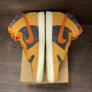 Nike Dunk High PRM Dark Russet Size 14 - Image 4