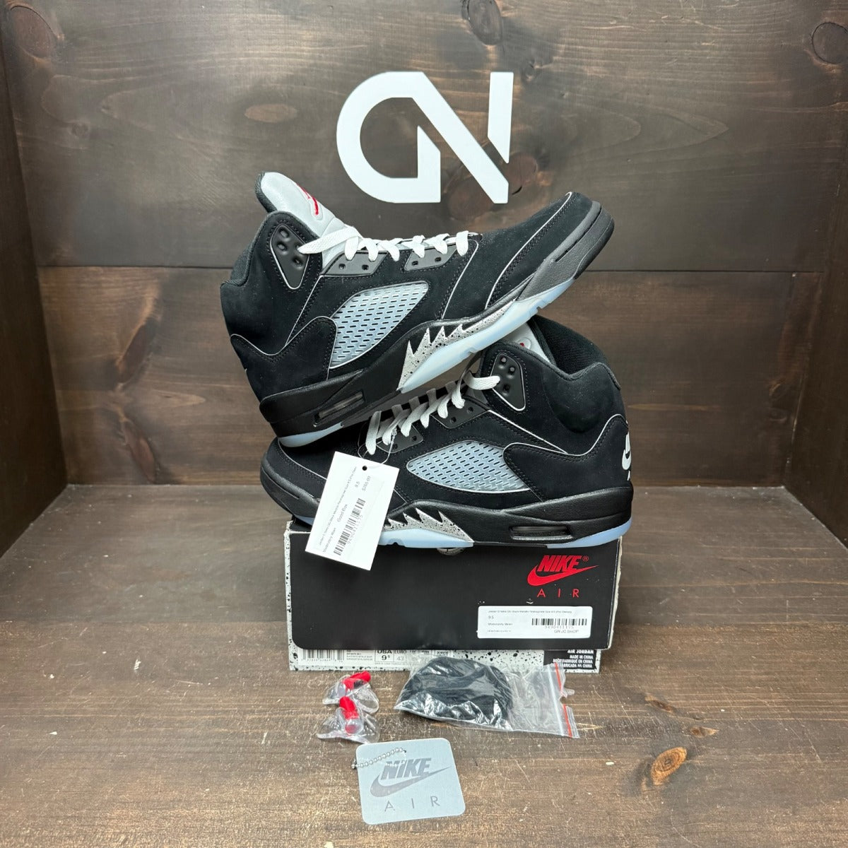 Jordan 5 Retro OG Black Metallic Reimagined - Image 1