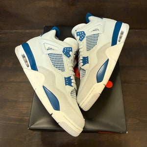 Jordan 4 Retro Military Blue (2024) Size 13 (Pre-Owned) - Image 2