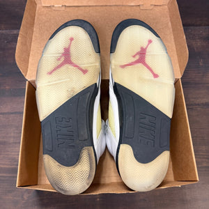 Jordan 5 Retro Fire Red Silver Tongue (2020) Size 15 (Pre-Owned) - Image 6