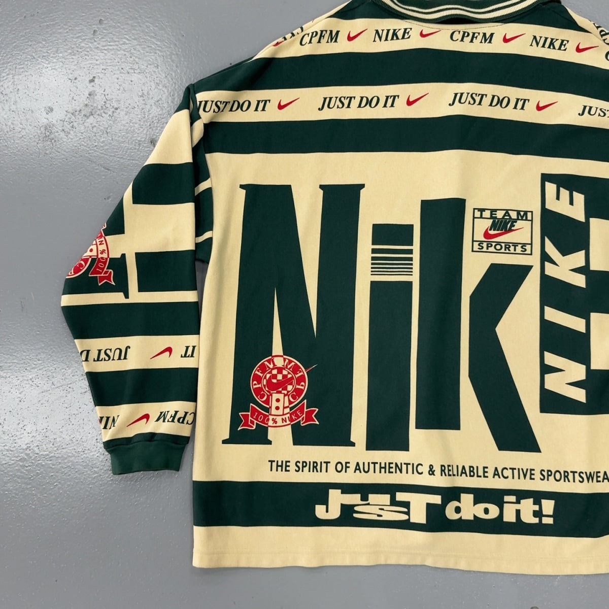 Nike x Cactus Plant Flea Market Longsleeve Polo Natural Size L Size L (Pre-Owned) - Image 8