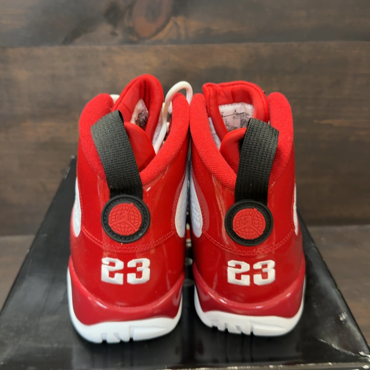 Jordan 9 Retro White Gym Red Size 8 - Image 4