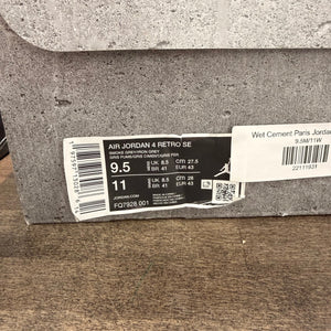 Jordan 4 Retro SE Paris Olympics Wet Cement Size 9.5 (Pre-Owned) - Image 6