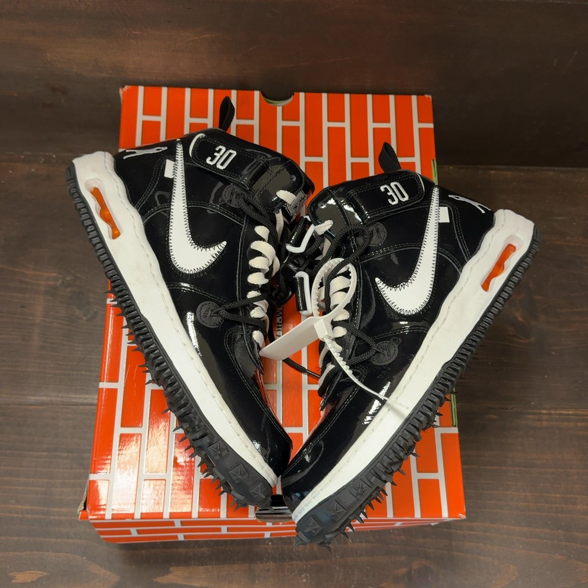 Nike Air Force 1 Mid SP Off-White Sheed Size 10.5 (Pre-Owned) - back