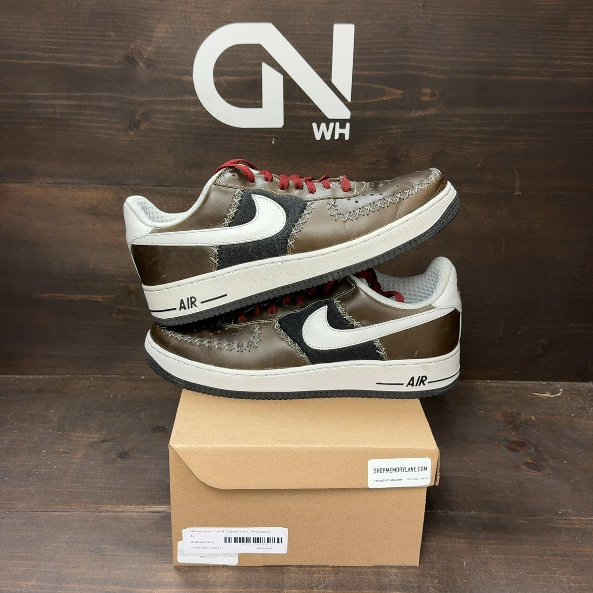 Nike Air Force 1 Low NY Cubans Size 12 (Pre-Owned) - front