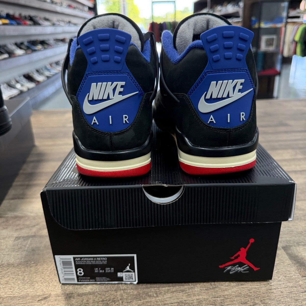Jordan 4 Retro Rare Air (Gold Lettering) Size 8 (Pre-Owned) - Image 3