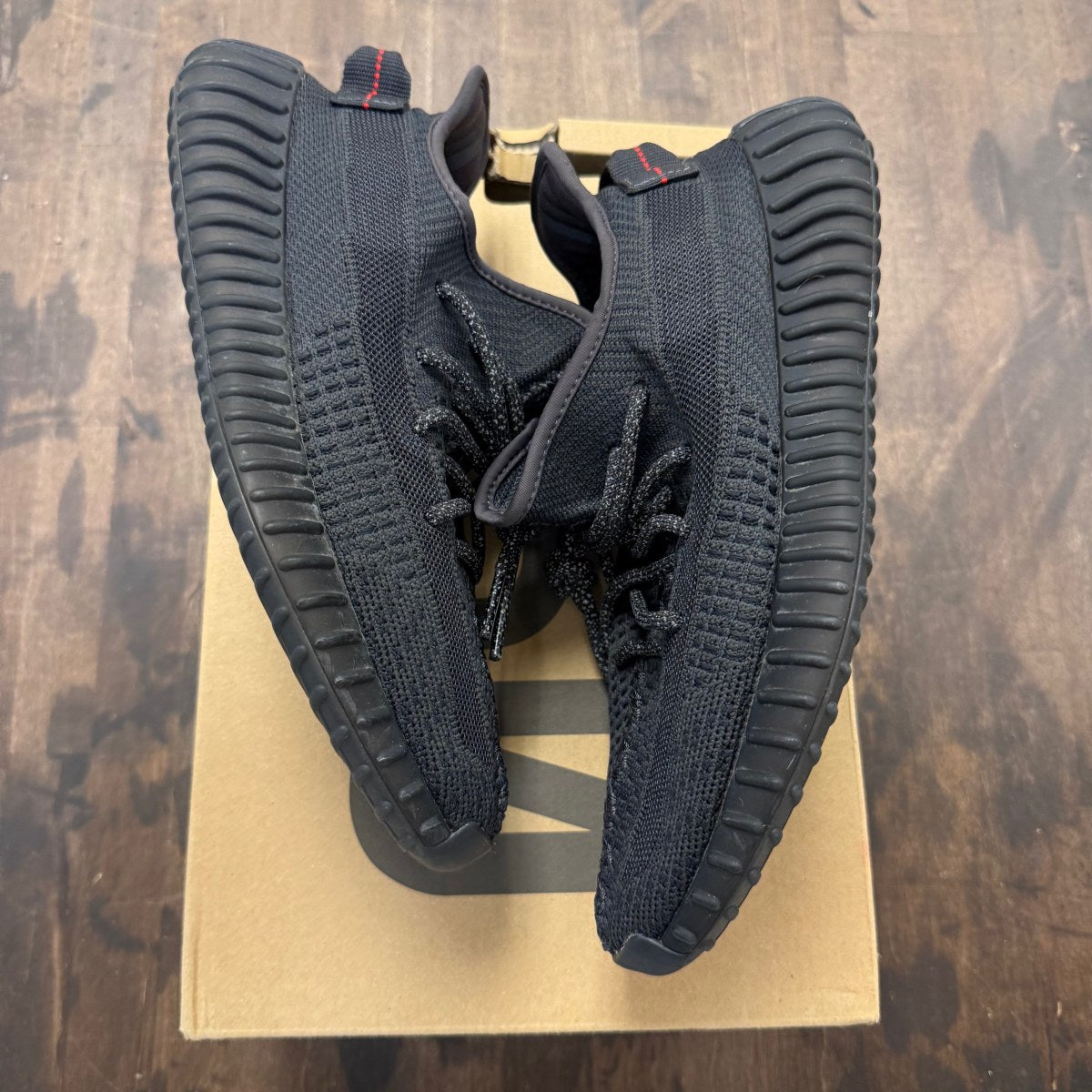 adidas Yeezy Boost 350 V2 Black (Non-Reflective) - Image 1