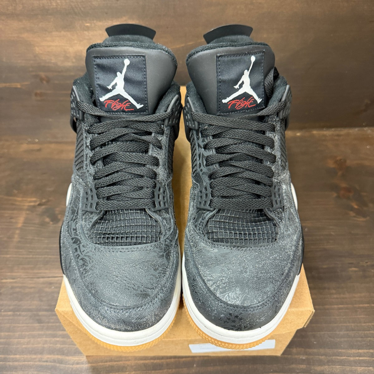 Jordan 4 Retro Black Laser Size 11 (Pre-Owned) - Image 3