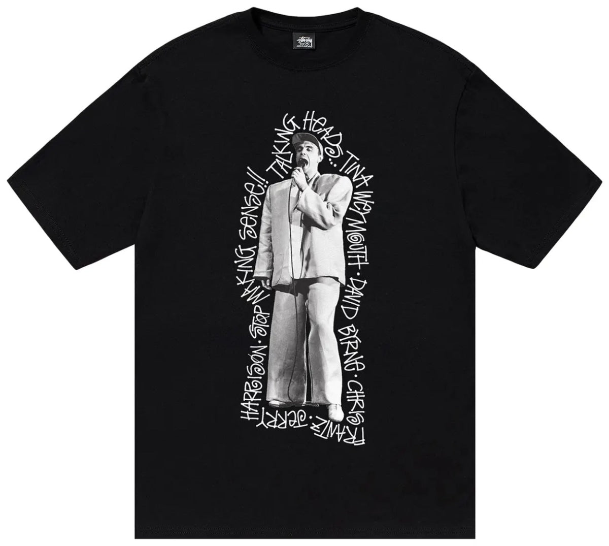 Stussy Talking Heads Stop Making Sense Tee Black