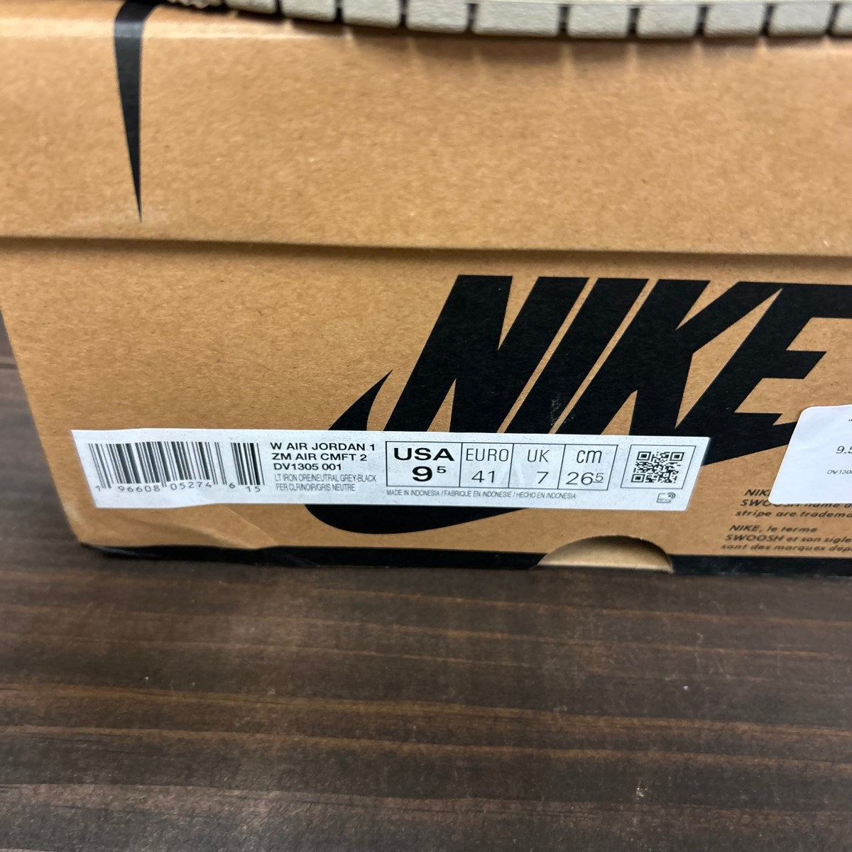Jordan 1 High Zoom Air CMFT 2 Light Iron Ore (Women's) - Image 7