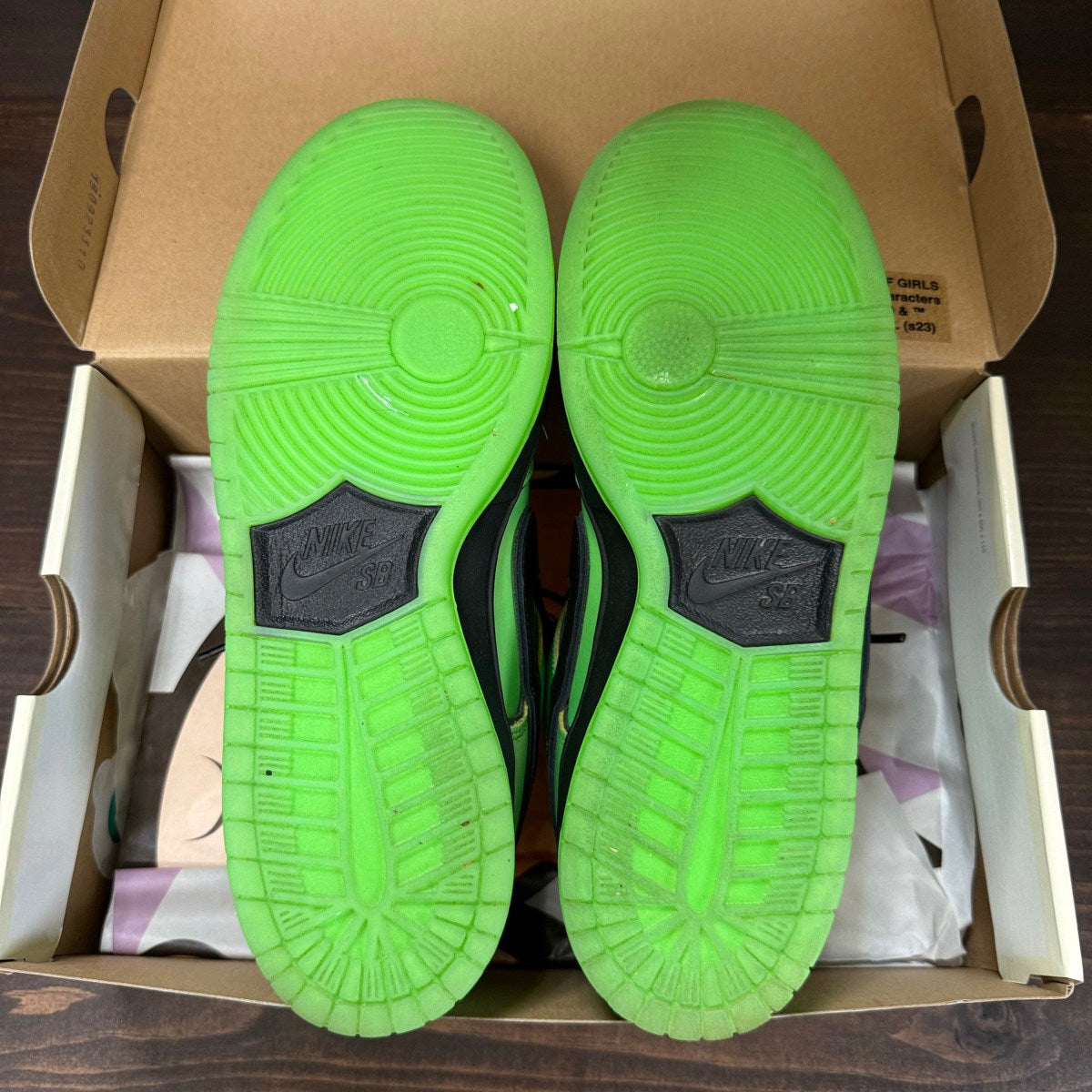 Nike SB Dunk Low The Powerpuff Girls Buttercup - Image 6