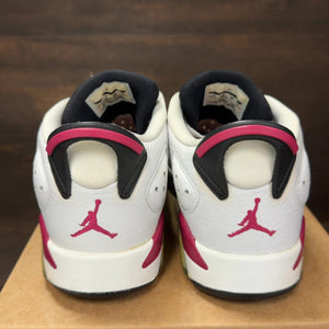 Jordan 6 Retro Low Fuchsia Flash (GS) Size 7Y (Pre-Owned) - aux
