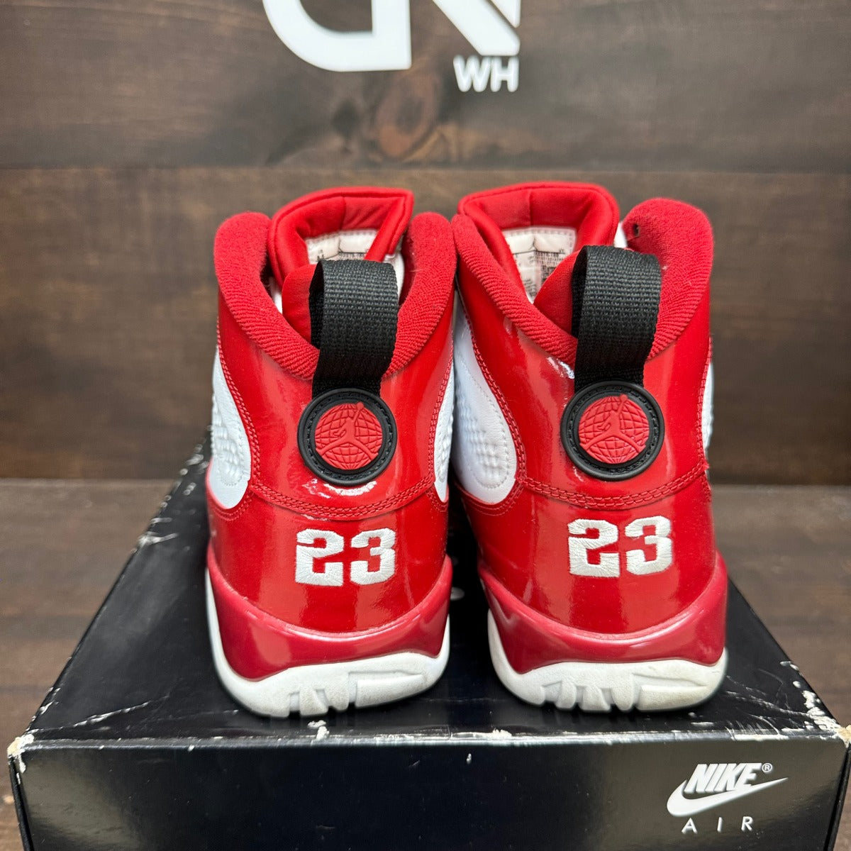 Jordan 9 Retro White Gym Red - Image 5