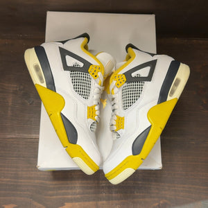 Jordan 4 Retro Vivid Sulfur (Women's) Size 8.5W (Pre-Owned) - back