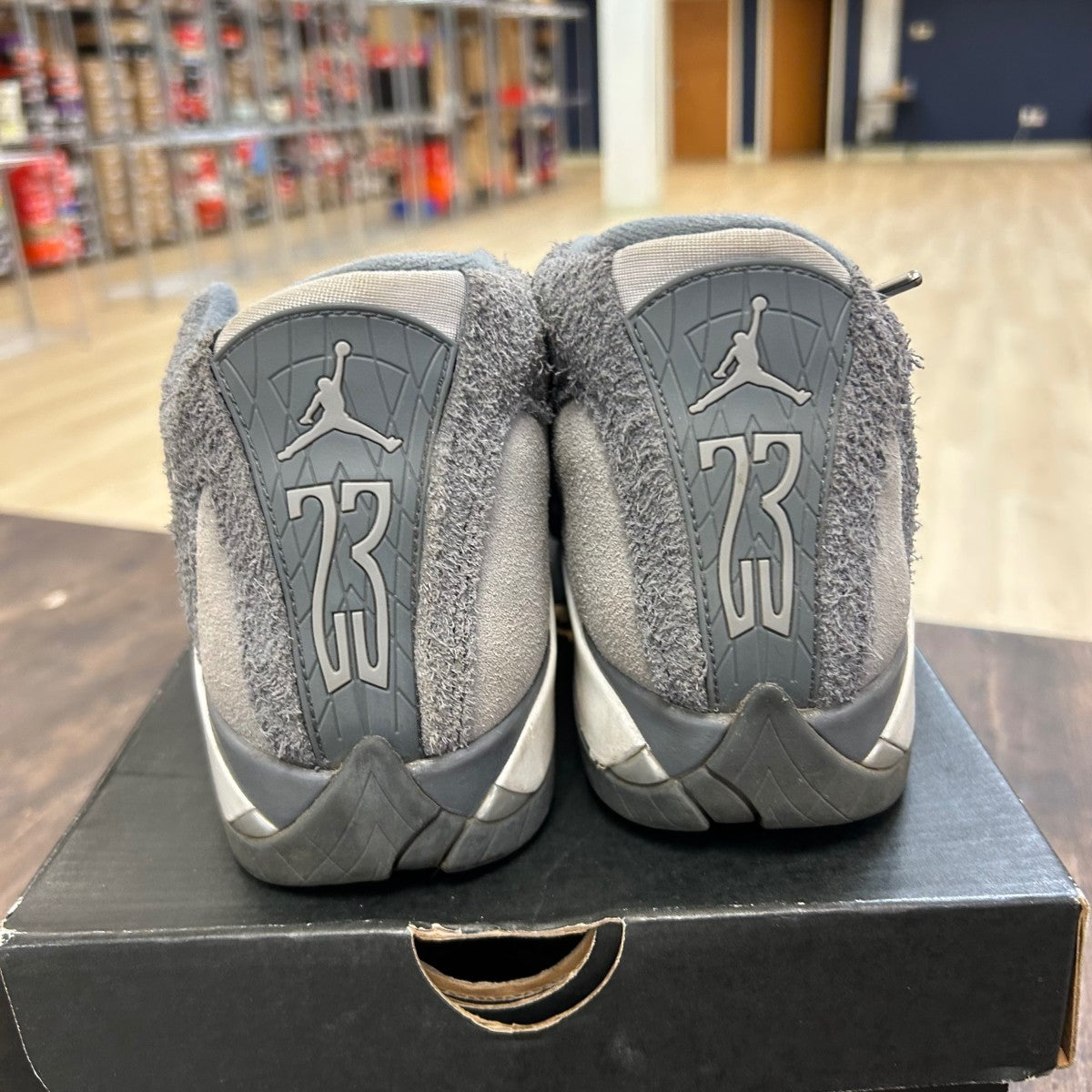 Jordan 14 Retro Flint Grey (GS) - Image 4