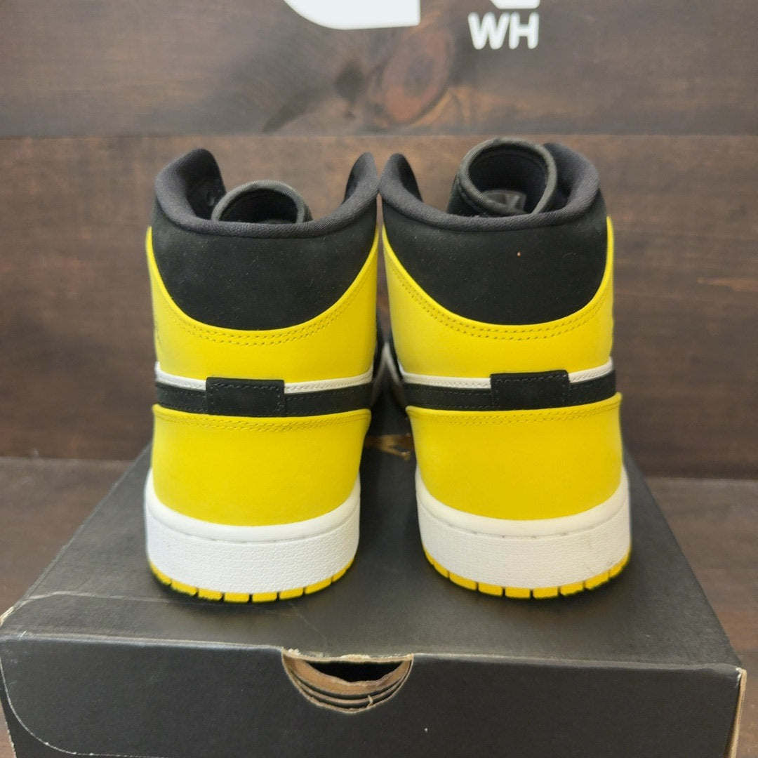 Jordan 1 Mid Yellow Toe Black - Image 4