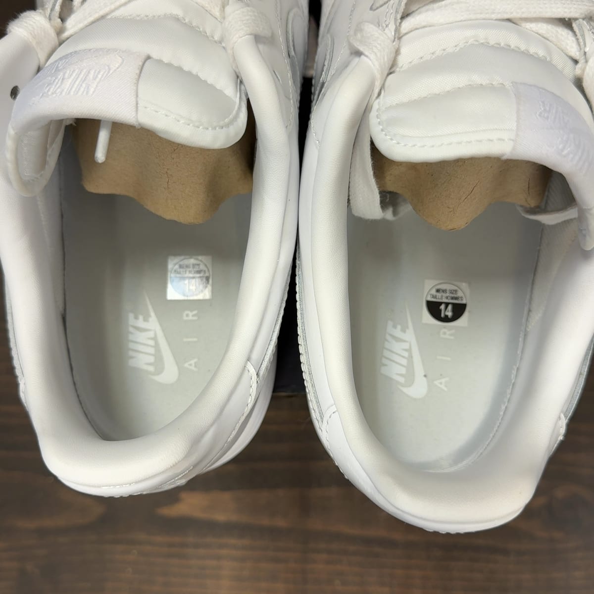 Nike Air Force 1 Low '07 Premium White Patent Size 14 (Pre-Owned) - aux