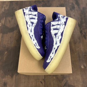 Nike Air Force 1 Low '07 QS Purple Skeleton Halloween (2021) Size 6 (Pre-Owned) - Image 1