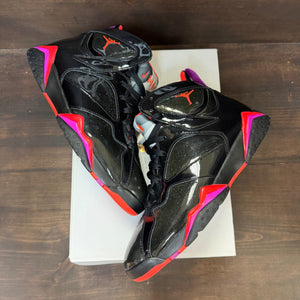 Jordan 7 Retro Black Patent (Women's) - Image 2