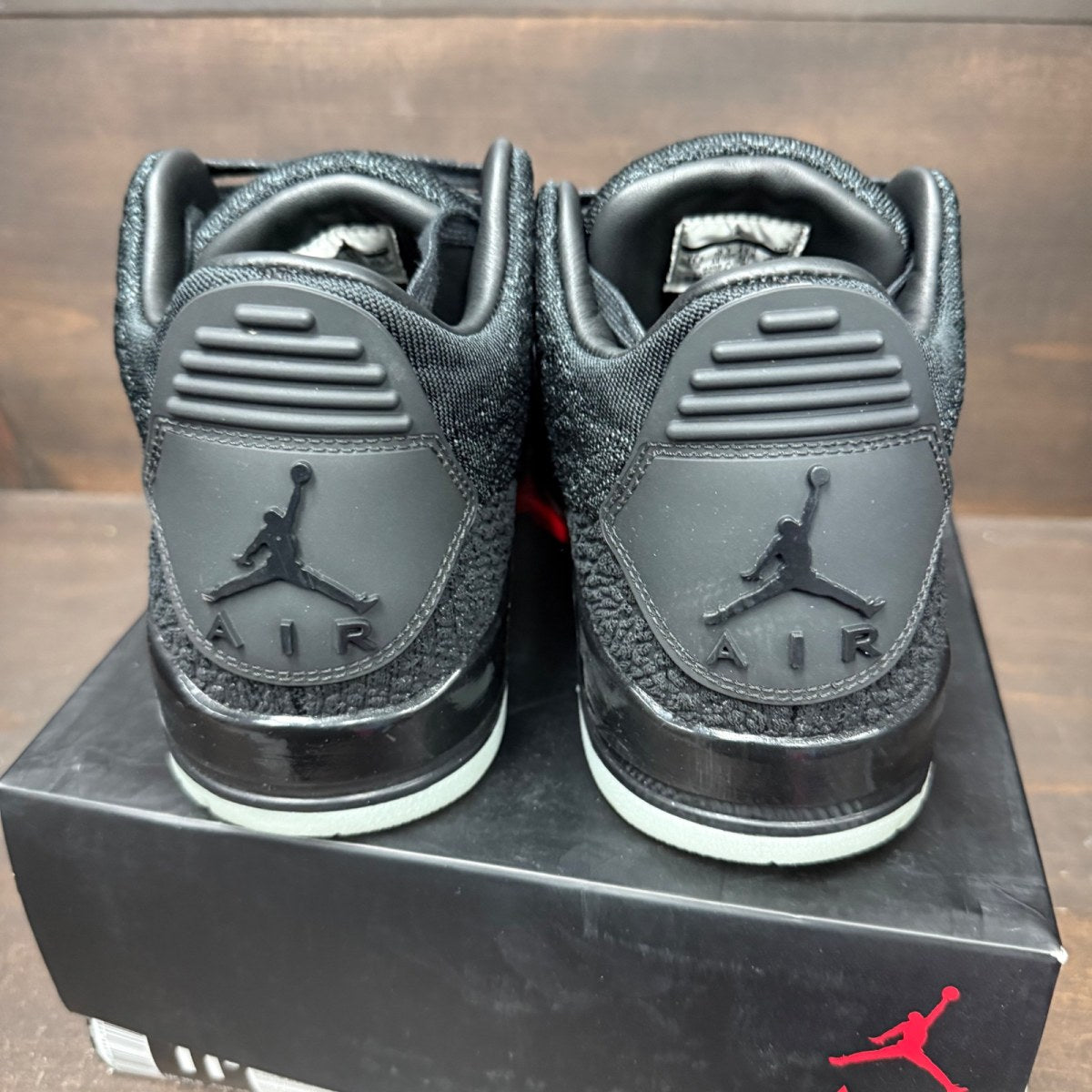 Jordan 3 Retro Flyknit Black Size 11.5 (Pre-Owned)